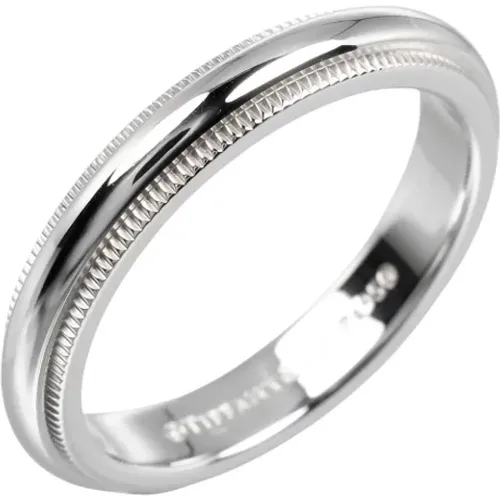 Pre-owned Jewellery, female, , Size: ONE SIZE Pre-owned Platinum rings - Tiffany & Co. Pre-owned - Modalova