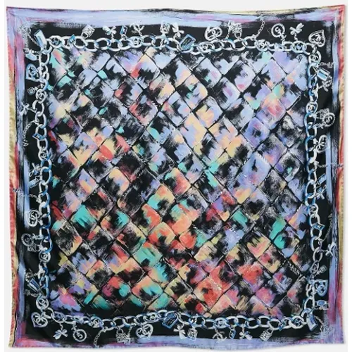 Pre-owned Scarves, female, , Size: ONE SIZE Pre-owned Silk scarves - Chanel Vintage - Modalova