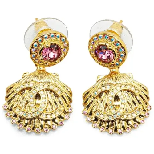 Pre-owned Jewellery, female, , Size: ONE SIZE Pre-owned Metal earrings - Chanel Vintage - Modalova