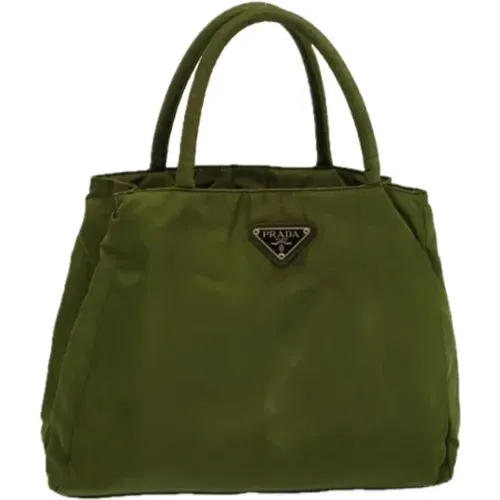 Pre-owned Tote Bags, female, , Size: ONE SIZE Pre-owned Nylon handbags - Prada Vintage - Modalova