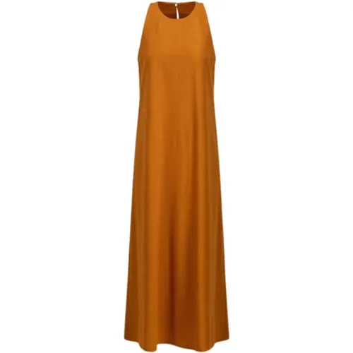 Sleeveless Trapeze Dress Round Neck , female, Sizes: 2XS - Harris Wharf London - Modalova