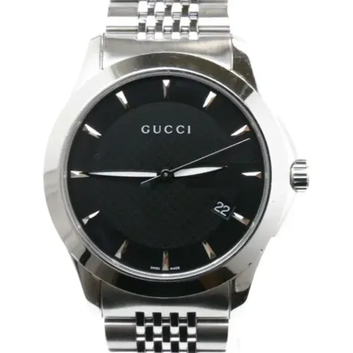 Pre-owned Glass watches , male, Sizes: ONE SIZE - Gucci Vintage - Modalova