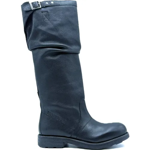 Schwarzer Stiefel Modell 25017 , Damen, Größe: 40 EU - Bikkembergs - Modalova