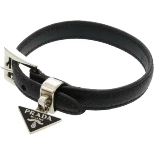 Pre-owned Leather bracelets , female, Sizes: ONE SIZE - Prada Vintage - Modalova