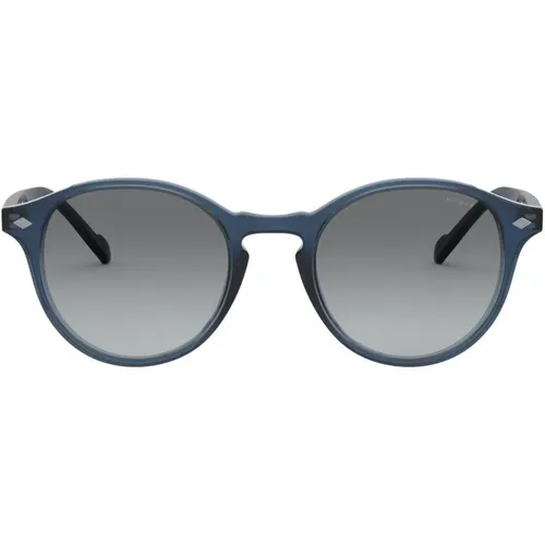 Blau/Grau Getönte Sonnenbrille , Herren, Größe: 48 MM - Vogue - Modalova