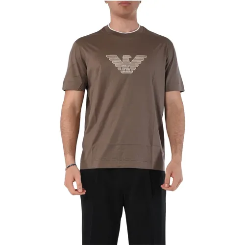 T-Shirts , male, Sizes: 2XL, M, XL, S, L - Emporio Armani - Modalova