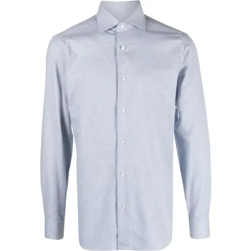 Neck Shirt , male, Sizes: L, 2XL, XL, 3XL - Barba Napoli - Modalova