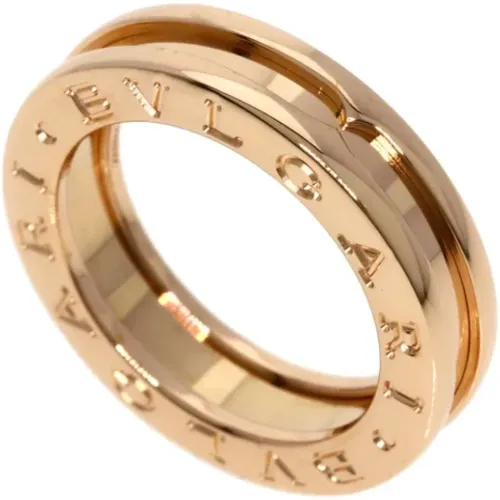 Pre-owned Jewellery, female, , Size: ONE SIZE Pre-owned Rose Gold rings - Bvlgari Vintage - Modalova