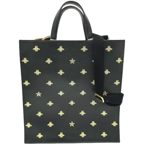 Pre-owned Tote Bags, female, , Size: ONE SIZE Pre-owned Leather totes - Gucci Vintage - Modalova