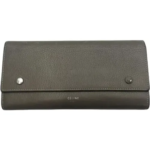 Pre-owned Leather wallets , female, Sizes: ONE SIZE - Celine Vintage - Modalova