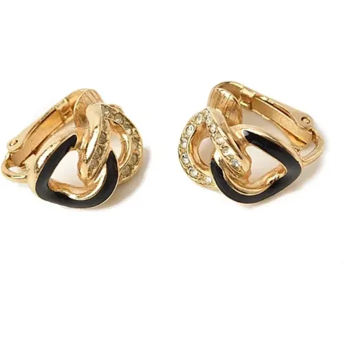 Pre-owned Metal earrings , female, Sizes: ONE SIZE - Dior Vintage - Modalova