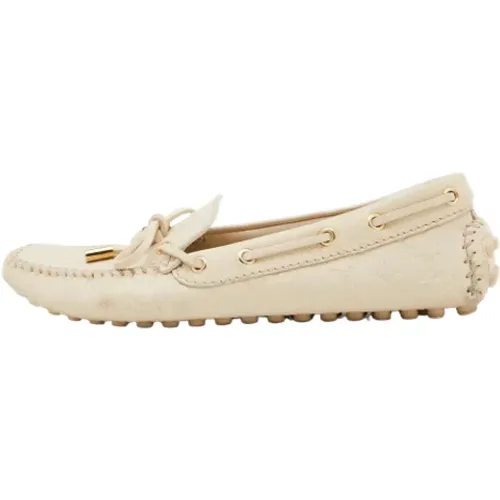 Pre-owned Flats, female, , Size: 5 1/2 US Pre-owned Leather flats - Louis Vuitton Vintage - Modalova