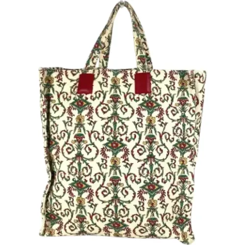 Pre-owned Tote Bags, female, , Size: ONE SIZE Pre-owned Canvas gucci-bags - Gucci Vintage - Modalova