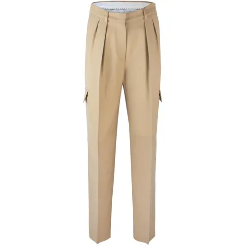 Cargohose mit Französischen Taschen , Damen, Größe: 2XS - SPORTMAX - Modalova