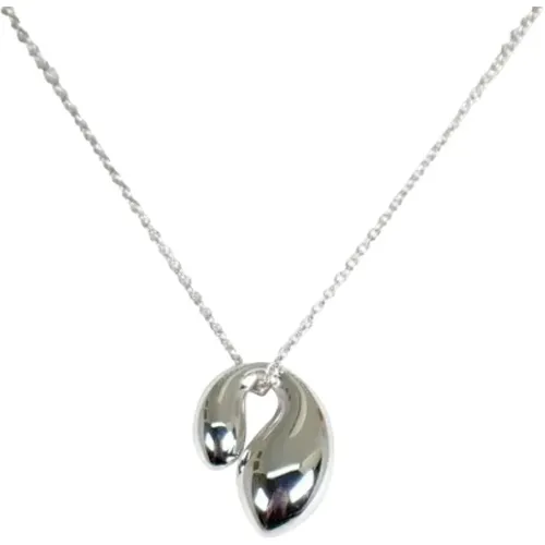 Pre-owned Jewellery, female, , Size: ONE SIZE Pre-owned Silver necklaces - Tiffany & Co. Pre-owned - Modalova