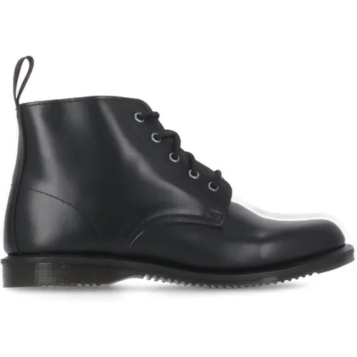 Schwarze Leder Stiefeletten , Herren, Größe: 43 EU - Dr. Martens - Modalova