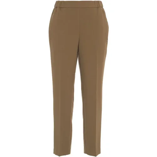 Brown Trousers Aw24 Women's Clothing , female, Sizes: XS, S, 2XS, L, M - Ottod'Ame - Modalova