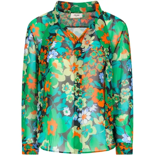 Shirts, female, , Size: M Lavalliere Style Shirt - Celine - Modalova