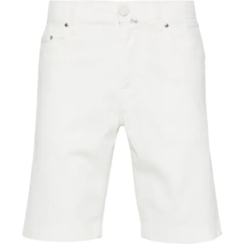 Cotton/Lyocell shorts , male, Sizes: W35, W36, W34 - Jacob Cohën - Modalova