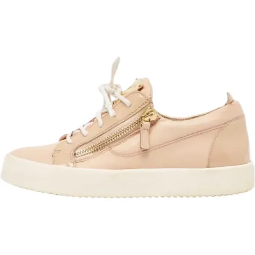 Pre-owned Sneakers, female, , Size: 9 US Pre-owned Leather sneakers - Giuseppe Zanotti Pre-owned - Modalova