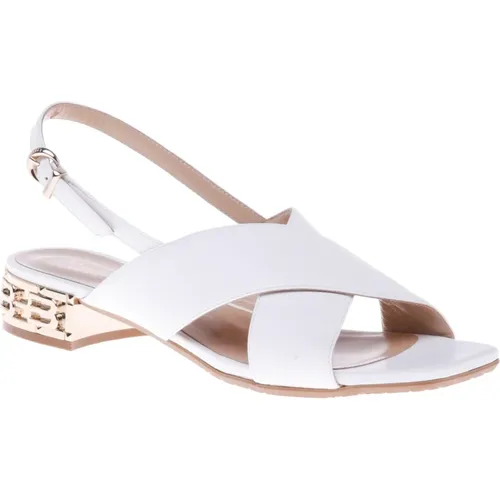 Sandal in white calfskin Baldinini - Baldinini - Modalova