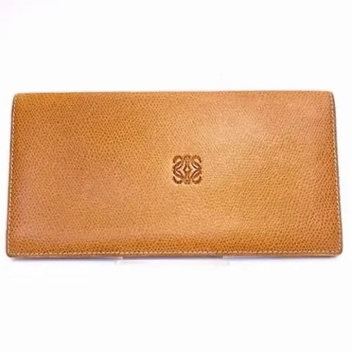 Pre-owned Wallets, female, , Size: ONE SIZE Pre-owned Leather wallets - Loewe Pre-owned - Modalova