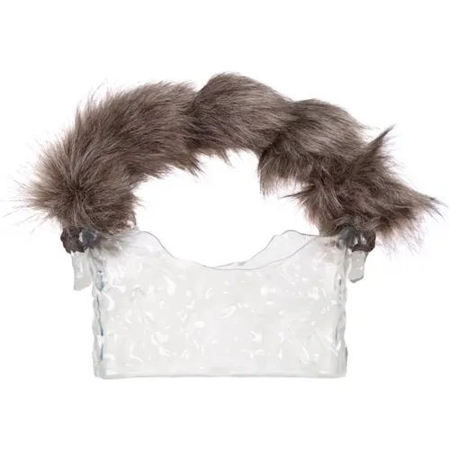 Otto Signature Baguette BAG Furry ICE , female, Sizes: ONE SIZE - Ottolinger - Modalova