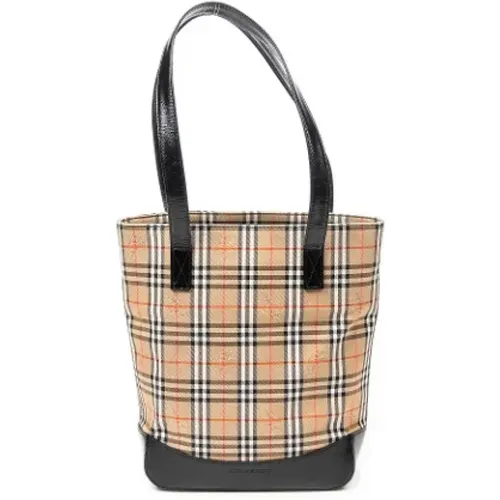 Pre-owned Tote Bags, female, , Size: ONE SIZE Pre-owned Canvas totes - Burberry Vintage - Modalova