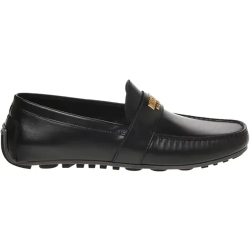 Loafers, male, , Size: 8 US Flat Shoes - Moschino - Modalova