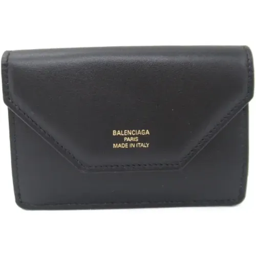 Pre-owned Wallets, female, , Size: ONE SIZE Pre-owned Leather wallets - Balenciaga Vintage - Modalova