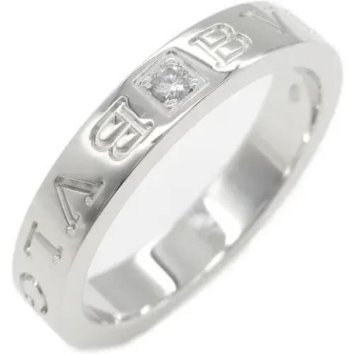 Pre-owned Jewellery, female, , Size: ONE SIZE Pre-owned Silver rings - Bvlgari Vintage - Modalova