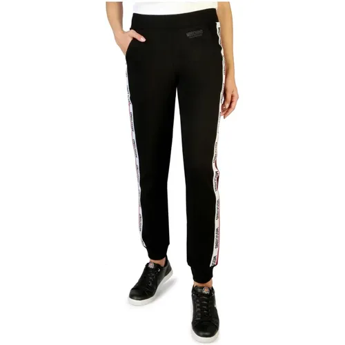 Damen Sweatpants mit elastischem Bund , Damen, Größe: L - Moschino - Modalova