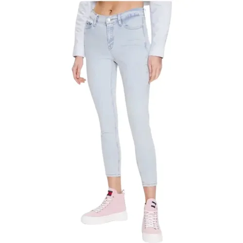 Skinny Fit Jeans in Hellblau , Damen, Größe: W25 L30 - Tommy Hilfiger - Modalova