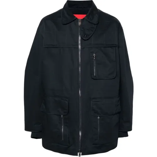 Quilted Jacket , male, Sizes: S, L, M - Ferrari - Modalova