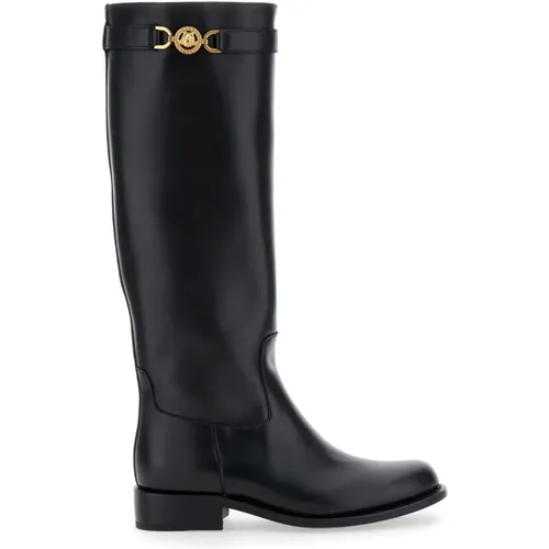 Ankle Boots , female, Sizes: 3 UK, 4 UK, 5 1/2 UK, 7 UK, 5 UK - Versace - Modalova