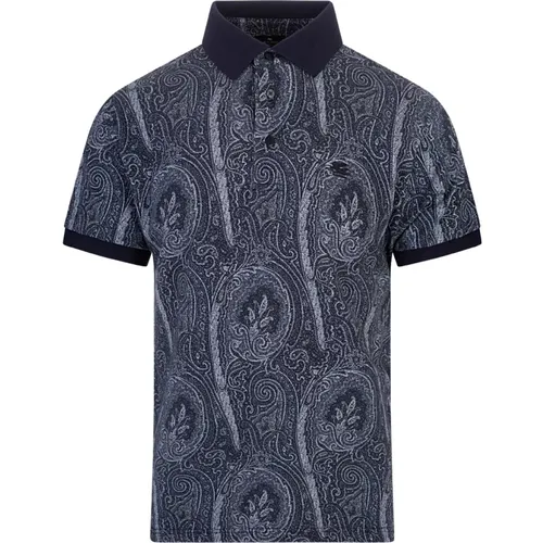 Paisley Print Polo Shirt , male, Sizes: M, L, XL - ETRO - Modalova