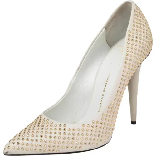 Pre-owned Leather heels , female, Sizes: 3 1/2 UK - Giuseppe Zanotti Pre-owned - Modalova