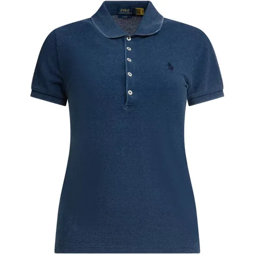 Polo Shirts, female, , Size: XS Slim-Fit Polo Shirt - Polo Ralph Lauren - Modalova