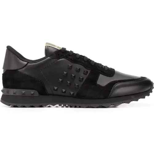 Rockrunner Stud Sneaker , male, Sizes: 8 UK, 9 UK, 9 1/2 UK, 7 1/2 UK, 8 1/2 UK - Valentino - Modalova