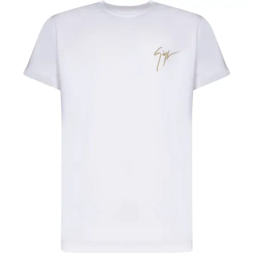 Weiße T-Shirts & Polos Aw24 , Herren, Größe: XL - giuseppe zanotti - Modalova