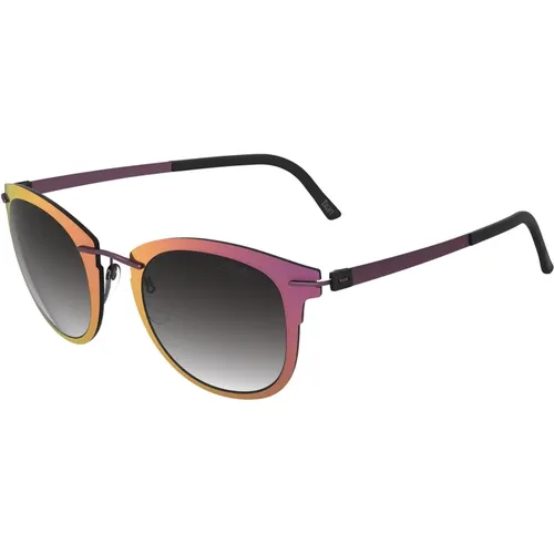 Pink/Grey Shaded Sonnenbrille , unisex, Größe: ONE Size - Silhouette - Modalova