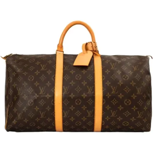 Pre-owned Weekend Bags, female, , Size: ONE SIZE Pre-owned Canvas louis-vuitton-bags - Louis Vuitton Vintage - Modalova