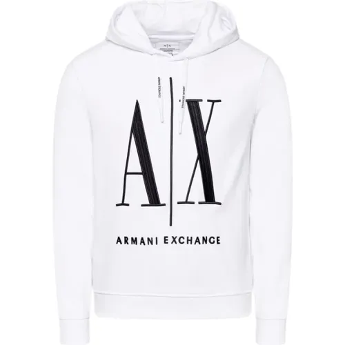 Weiße Pullover für Männer - Armani Exchange - Modalova