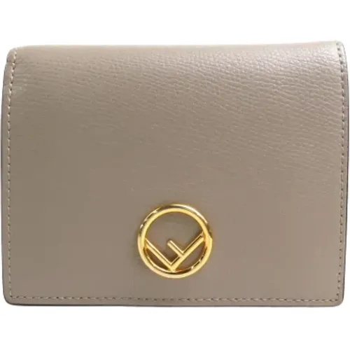 Pre-owned Wallets, female, , Size: ONE SIZE Pre-owned Leather wallets - Fendi Vintage - Modalova