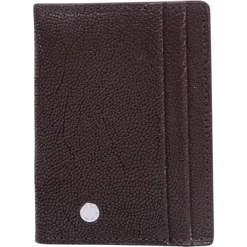 Leather wallet , male, Sizes: ONE SIZE - Orciani - Modalova
