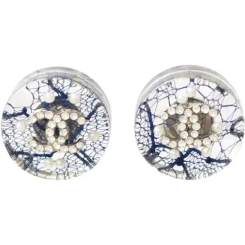 Pre-owned Jewellery, female, , Size: ONE SIZE Pre-owned Plastic earrings - Chanel Vintage - Modalova