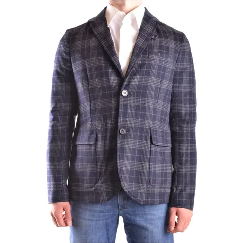 Blazers, male, , Size: L Sport Jacket, Multicolor, Plaid, Tartan, Business Style - Peuterey - Modalova