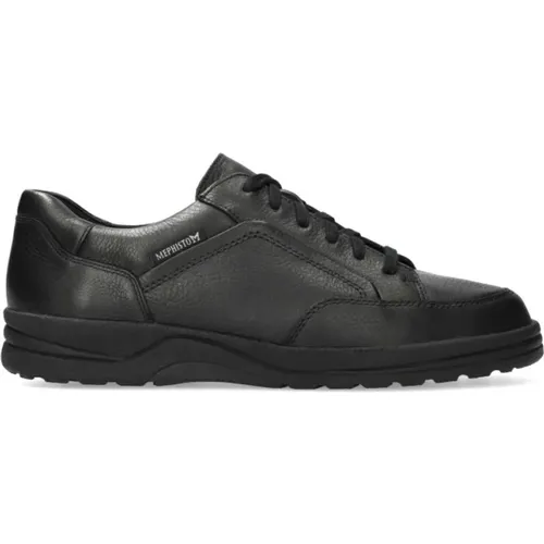 Bequemer Schnürsneaker - schwarz , Herren, Größe: 40 1/2 EU - mephisto - Modalova