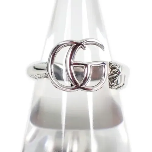 Pre-owned Silver rings , female, Sizes: ONE SIZE - Gucci Vintage - Modalova