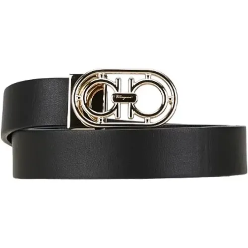 Pre-owned Belts, male, , Size: ONE SIZE Pre-owned Leather belts - Salvatore Ferragamo Pre-owned - Modalova